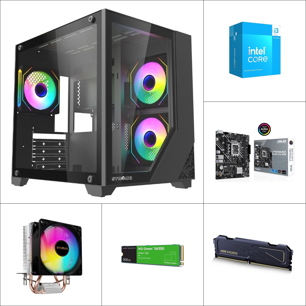 Intel i3-14100F Sıfır Sistem